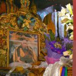 Tibet: Lhasa - Sera Monastery.   Throne of the