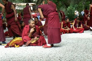 Tibet: Lhasa - Sera Monastery. "On the other hand, the answer