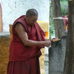 Tibet: Lhasa - Sera Monastery. Toward the end of the debate