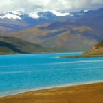 Tibet - Yamdrok Lake is freshwater and is one of
