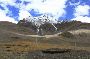 Tibet - the foothills of the Himalaya. The mountains get