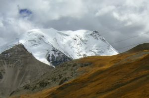 Tibet - the foothills of the Himalaya. The mountains get higher
