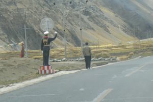 Tibet - not the most cautious drivers, Tibetans appear to need