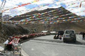 Tibet - prayer flags are pretty as they are blown