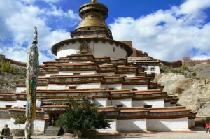 Tibet - the Palcho Monastery in Gyantse contains a Kumbum,