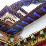 Tibet - the Palcho Monastery Kumbum has beautiful color details.