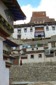Tibet - a tall view of Palcho Monastery.