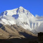 Tibet - clear day view of Mount Everest. Although hundreds of