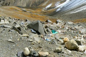 Tibet - there are thousand of miles of loose shale