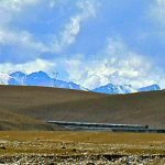Tibet - the railroad from Lhasa to Beijing (2400 miles)