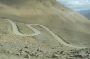 Tibet - this winding road is the only way to