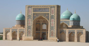 Uzbekistan - Tashkent:  another view of the historic  Hazrati mosque.