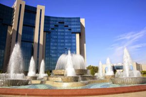 Uzbekistan - Tashkent:  government office building,