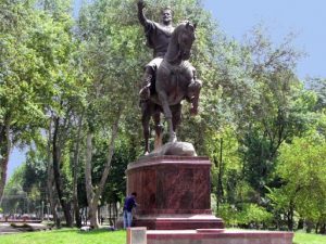 Uzbekistan - Tashkent:  close-up view of the conqueror Timur also know