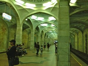 Uzbekistan - Tashkent:  subway stations are ornate and are illegal to