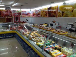 Uzbekistan: Tashkent Well stocked supermarket.