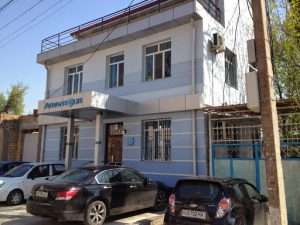 Uzbekistan: Tashkent The offices of Advantour, one of the better tourist Uzbek-owned