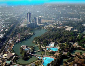 Uzbekistan: Tashkent Overview of the city from the 1250 foot TV