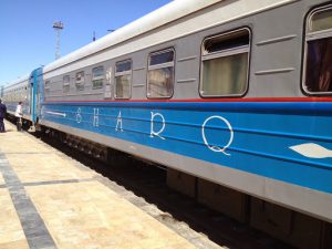 Uzbekistan: Bukhara The train from Samarkand to Bukhara is comfortable first