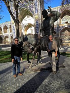 a statue of Hoja Nasruddin, a semimythical ???????wise fool???????? who