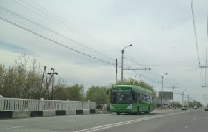 Uzbekistan: Khiva In Khiva there is urban trolley transport.