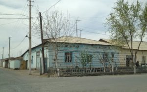 Uzbekistan: Khiva A typical old style house with a garden along