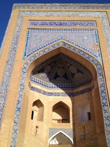 Uzbekistan: Khiva the exterior of our Orient Star Hotel a former