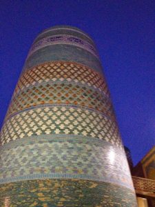 Uzbekistan: Khiva the Kalta Minor Minaret. This unfinished minaret was begun