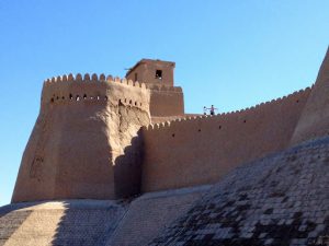 Uzbekistan: Khiva the massive walls of Khiva were first constructed of