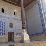 Uzbekistan: Khiva An aiwan (porch) at the Tosh Hovli Palace