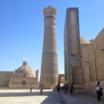 Uzbekistan: Bukhara ????Kalon Mosque right) and minaret are two of the