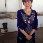 Uzbekistan: Bukhara a young woman from the family that sacrificed a