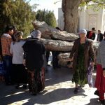 Near the Mausoleum of Bahauddin Naqshbandi there is a tree