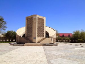 Uzbekistan: Bukhara Just opposite the Chashma Ayub is the striking, new
