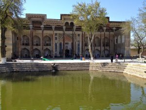 Uzbekistan: Bukhara Hoja Zayniddin Mosque, 16th-century, ????has some very old, original