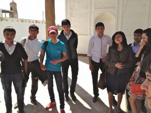 Uzbekistan: Bukhara Student tours of the Ark fortress happen every day.