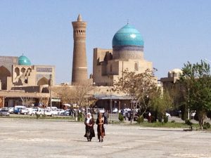 Uzbekistan: Bukhara Kalon Mosque and minaret are two of the most