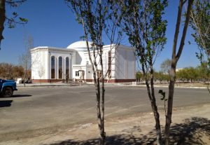 Uzbekistan: Moynaq New mosque.