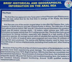 Uzbekistan: Muynak Aral Sea description.