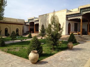 Uzbekistan: Margilan city a former madrassa school is now an artisan development