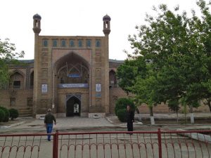 Uzbekistan: Fergana City old market entrance.