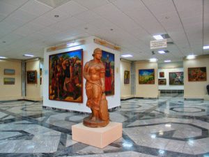 Uzbelistan: Nukus Inside the State Art Museum in Nukus.