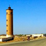 Uzbekistan: Moynaq Old lookout tower.