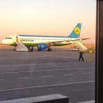 Uzbekistan: Nukus Our plane ready for our departure back to Tashkent--531