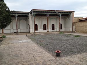 Uzbekistan: Kokand City Khan Palace - unimpressive first courtyard was once