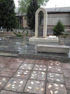 Uzbekistan: Kokand Damai-Shakom necropolis (cemetery) grave of the beloved Khan's wife
