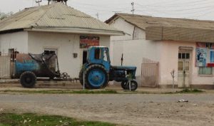 Uzbekistan: ????drive from Kokand City to Fergana City; old Russian