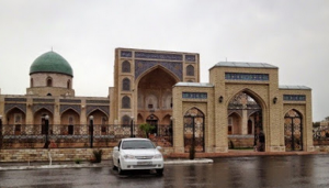 Uzbekistan: ????drive from Kokand City to Fergana City; restored madrassa