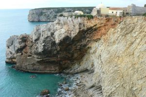 Portugal, Sagres Town: steep cliffs