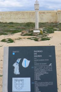 Portugal, Sagres Town: Sagres Marker Stone